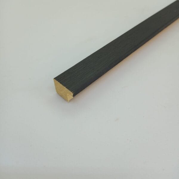 HARMONY Plat Noir strié 18x13mm