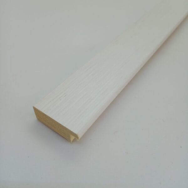 HARMONY GM Plat Blanc strié 35x13mm